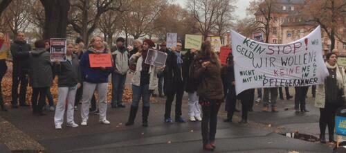 Demonstration gegen die Pflegekammer am 17.11.15 in Mainz