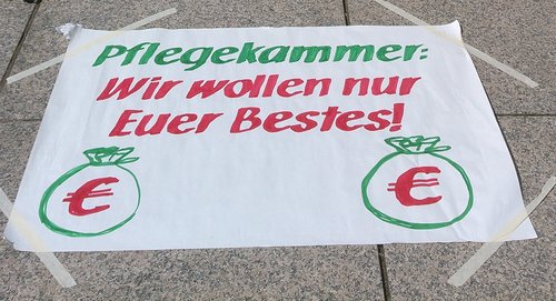 Demo gegen die Pflegekammer in Mainz 06.08.2016